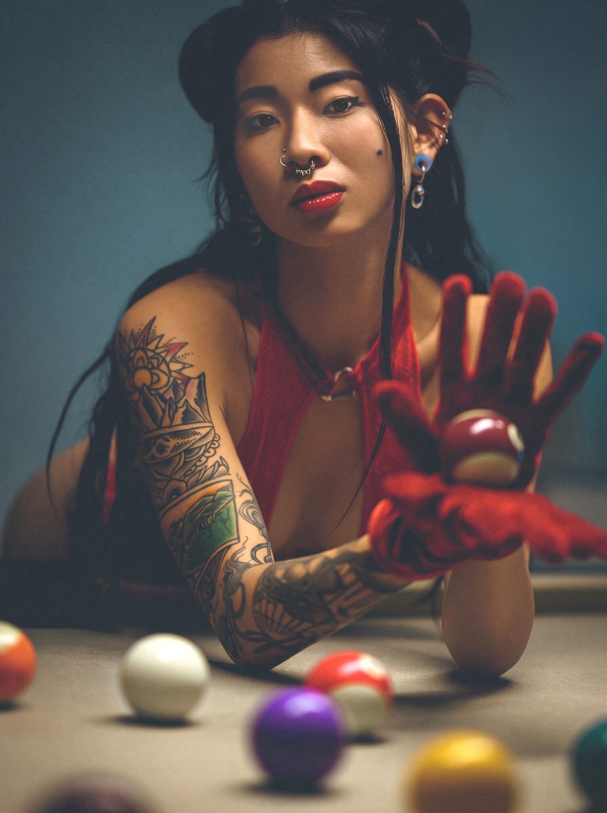 Billiard Queen by thekitchensink