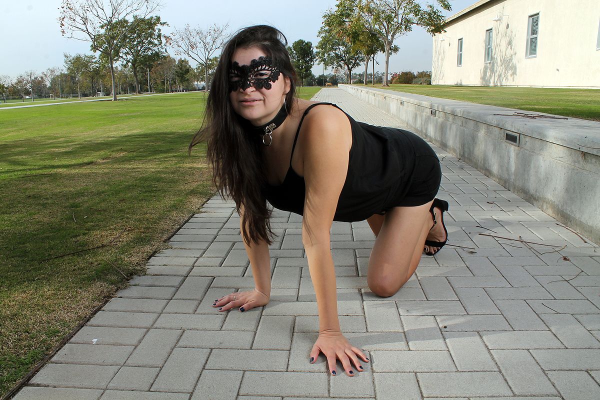 Fall Shoot 2020 Black Tank Top and Shorts and Heels G