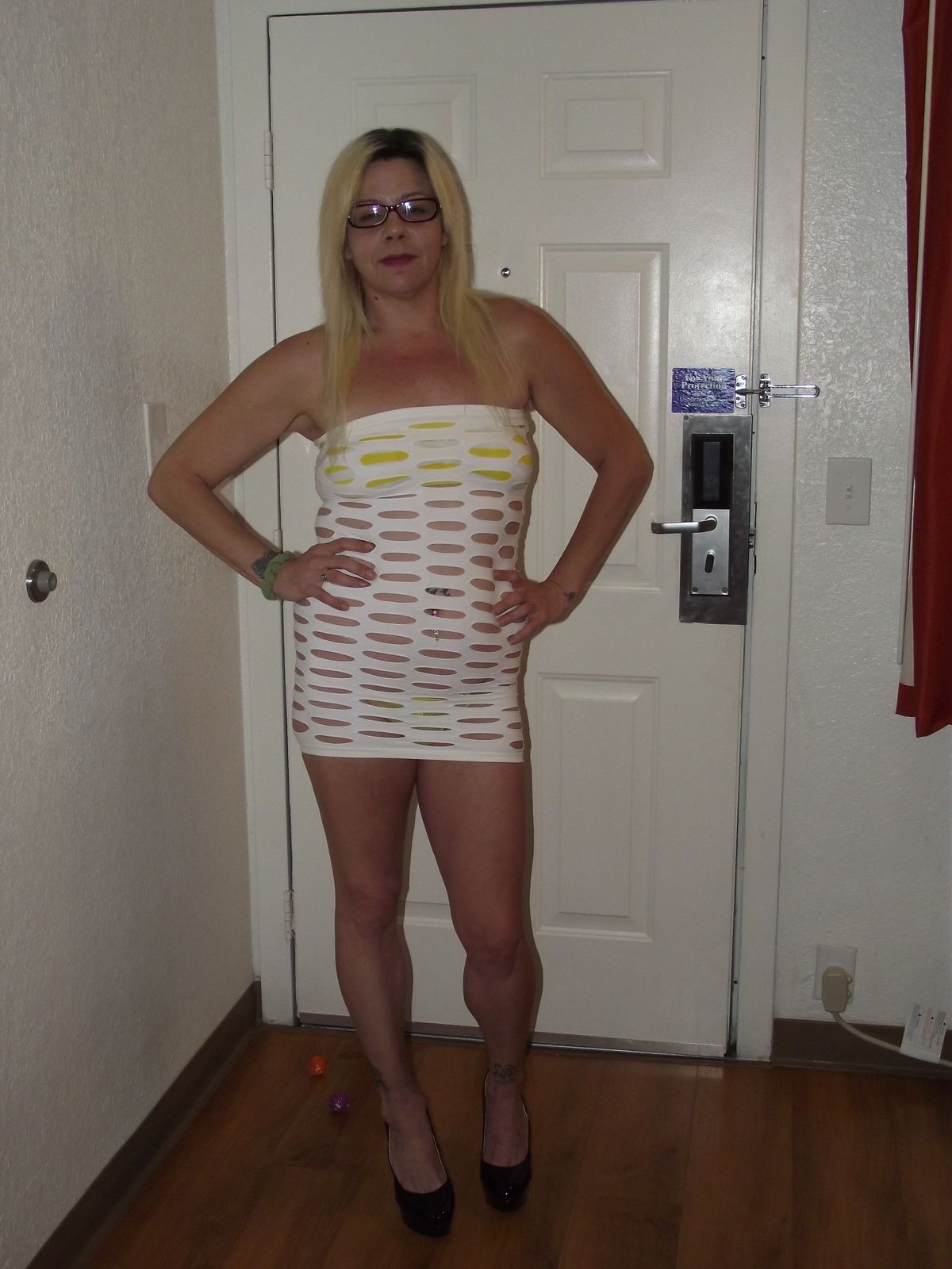 Summer Shoot 2014 Carrie in Clubwear Dress and Heels